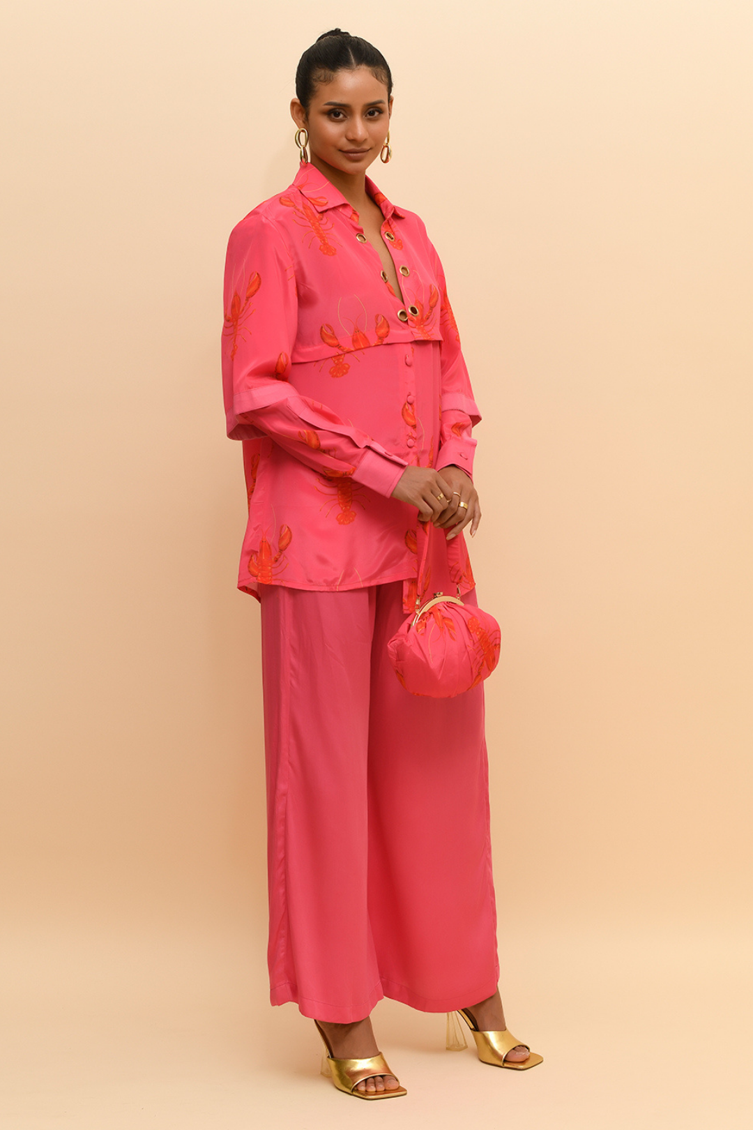 HOT PINK LOBSTER SHIRT