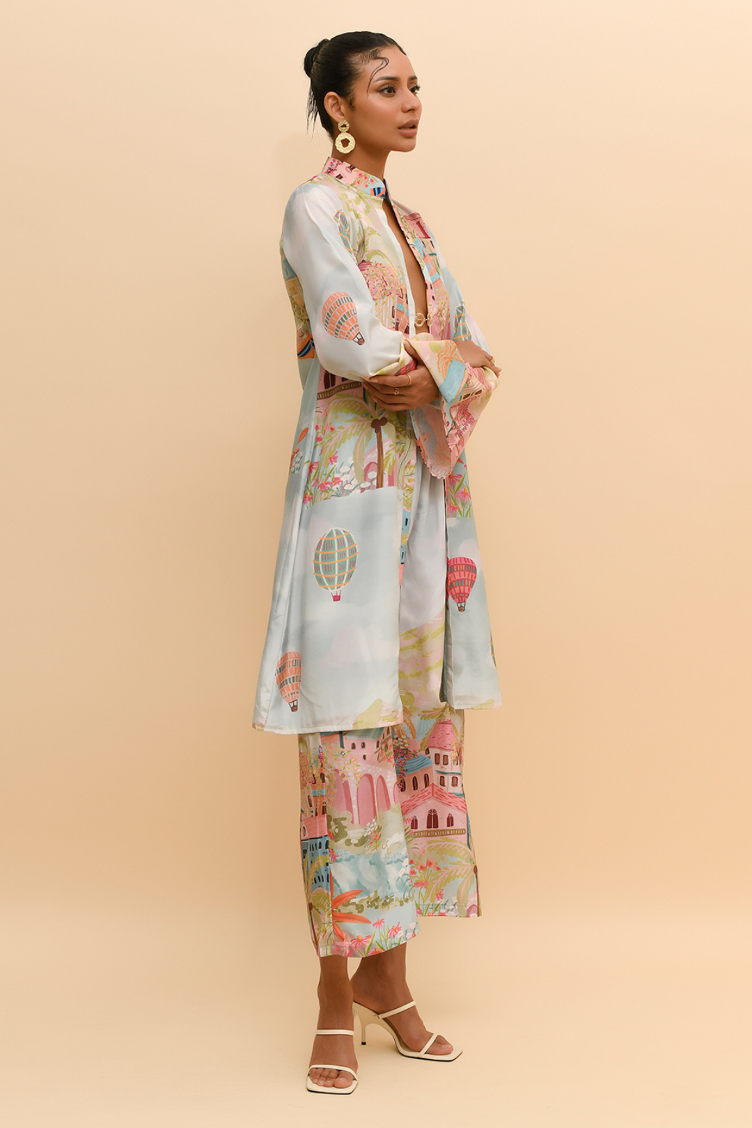 CITYSCAPE BUCKLE TUNIC