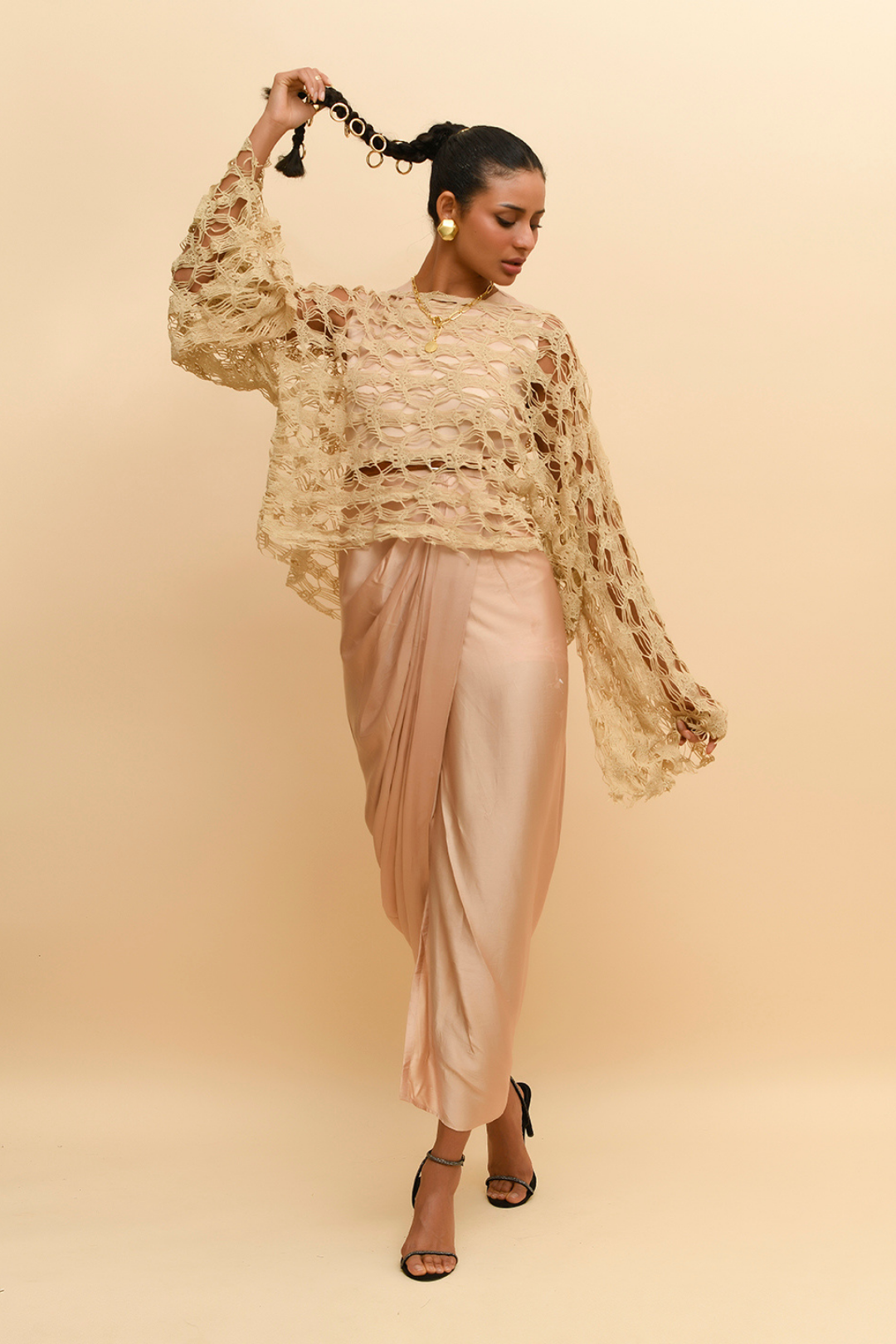 GAUZY TEE OVERLAY